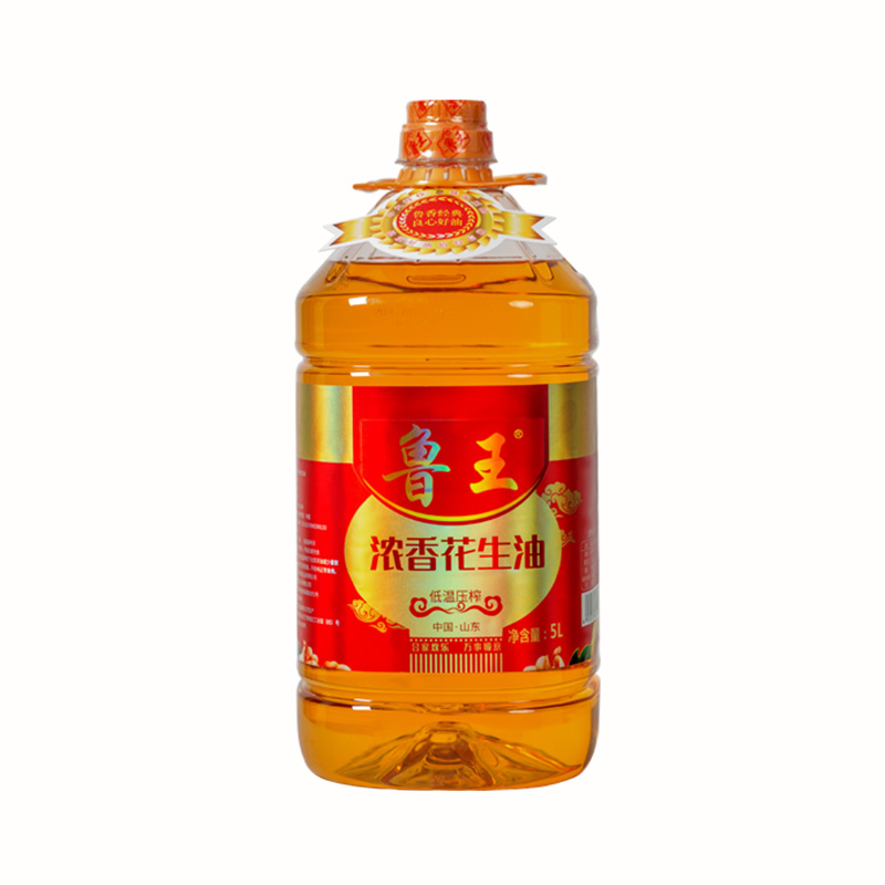 魯王低溫壓榨濃香花生油 5L
