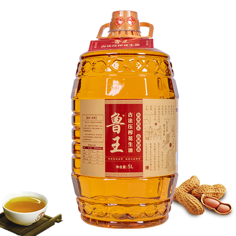 魯王古法壓榨花生油5L