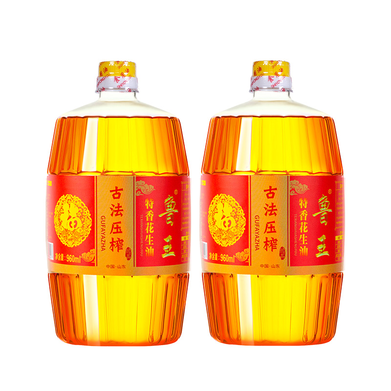 魯王古法壓榨特香花生油960ml*2