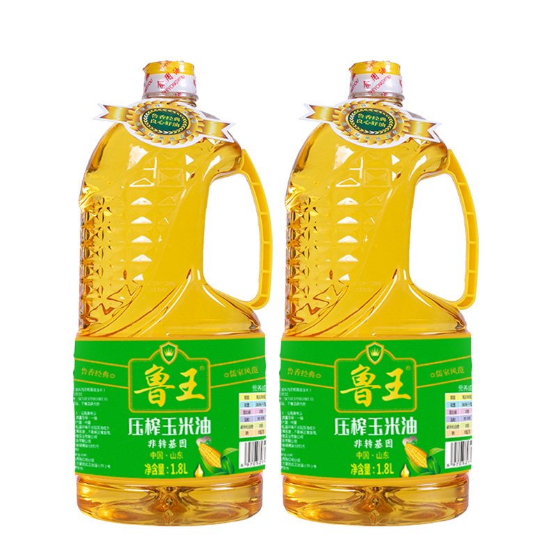 魯王綠色健康壓榨玉米油1.8L*2