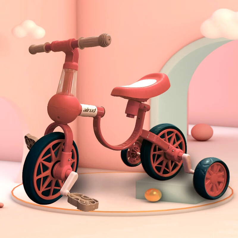 艾瑞迪兒童三合一滑步/三輪/輔輪車HN003