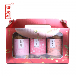 漢盅補 紅盒-三拼禮盒裝（冬菇110g、銀耳115g、猴頭菇80g）